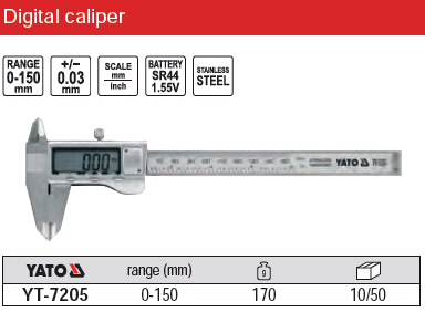 كليبر دجيتال  0-150MM/0,01MM