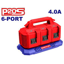 P20S 6-port  Lithium-Ion  battery charger