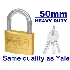 Heavy duty  brass padlock