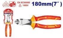 Insulated heavyduty diagonal cutting pliers