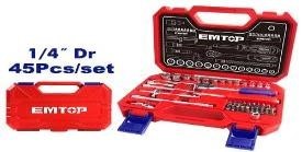 45PCS 1/4″ Socket set