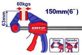 مربط نجارين اتوماتيك 6 ” يتحمل لغيايه kgs60 | عدد يدوية | معدات صناعية